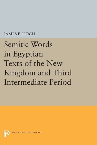 Бумажная книга «Semitic Words in Egyptian Texts of the New Kingdom and Third Intermediate Period», автор Джеймс Э. Хох - фото №1