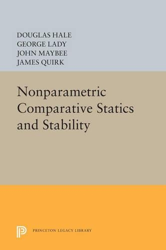 [object Object] «Nonparametric Comparative Statics and Stability», авторов Дуглас Хейл, Джордж Леди, Джеймс П. Квирк, Джон Мэйби - фото №1