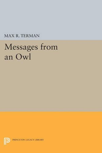 Паперова книга «Messages from an Owl», автор Макс Р. Терман - фото №1