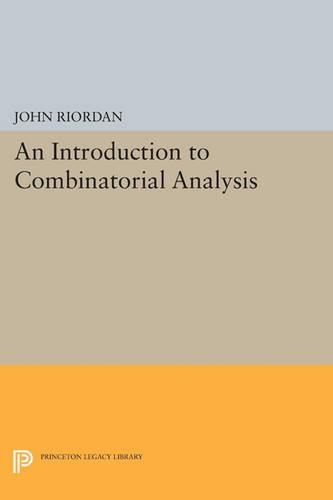 Бумажная книга «An Introduction to Combinatorial Analysis», автор Джон Риордан - фото №1