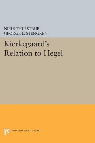 Бумажная книга «Kierkegaard's Relation to Hegel», автор Нильс Тулструп - фото №1