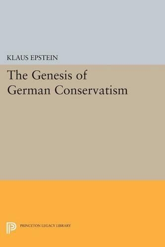 Паперова книга «The Genesis of German Conservatism», автор Клаус Епштейн - фото №1