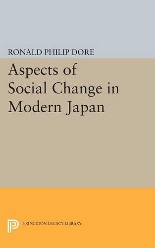Бумажная книга «Aspects of Social Change in Modern Japan», автор Рональд Филипп Доре - фото №1
