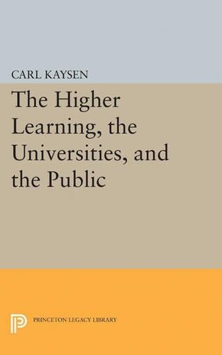 Бумажная книга «The Higher Learning, the Universities, and the Public», автор Карл Кайсен - фото №1