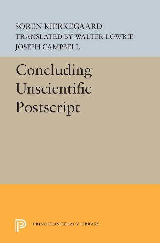 Бумажная книга «Concluding Unscientific Postscript», автор Сёрен Кьеркегор - фото №1