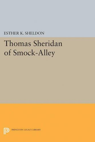 Паперова книга «Thomas Sheridan of Smock-Alley», автор Естер К. Шелдон - фото №1