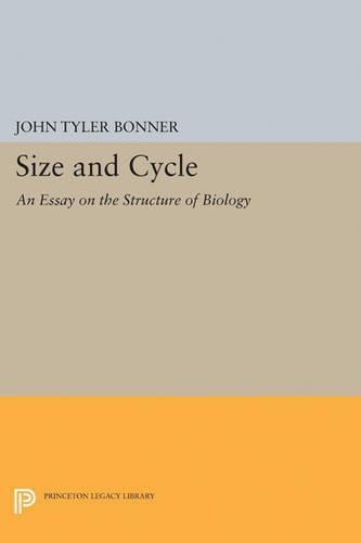 [object Object] «Size and Cycle: An Essay on the Structure of Biology», автор Джон Тайлер Боннер - фото №1