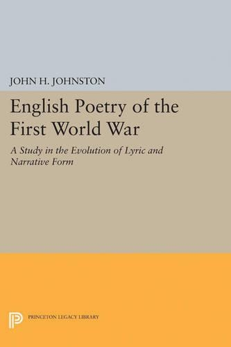 Бумажная книга «English Poetry of the First World War», автор Джон Х. Джонстон - фото №1