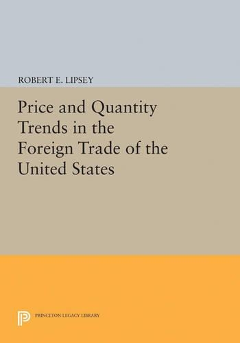 Бумажная книга «Price and Quantity Trends in the Foreign Trade of the United States», автор Карл Фердинанд Херцфельд - фото №1