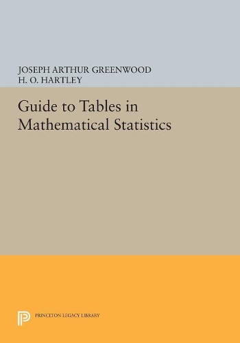 Паперова книга «Guide to Tables in Mathematical Statistics», авторів Х. О. Хартлі, Джозеф Артур Грінвуд - фото №1