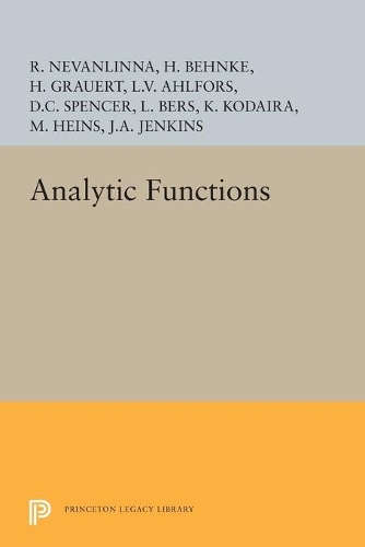 Паперова книга «Analytic Functions», автор Ларс Валеріан Алфорс - фото №1