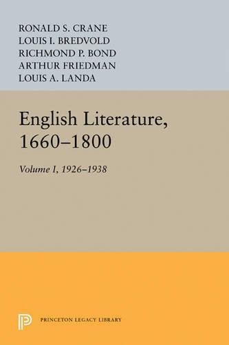 Бумажная книга «English Literature, Volume 1: 1660-1800», автор Луис А. Ланда - фото №1