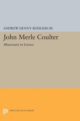 Бумажная книга «John Merle Coulter», автор Эндрю Денни Роджерс - фото №1