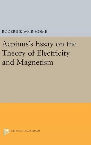 Бумажная книга «Aepinus's Essay on the Theory of Electricity and Magnetism», автор Родерик Вейр Хоум - фото №1