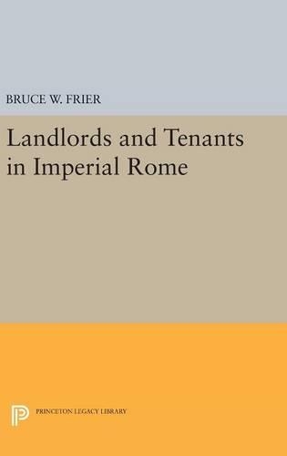 Бумажная книга «Landlords and Tenants in Imperial Rome», автор Брюс В. Фриер - фото №1