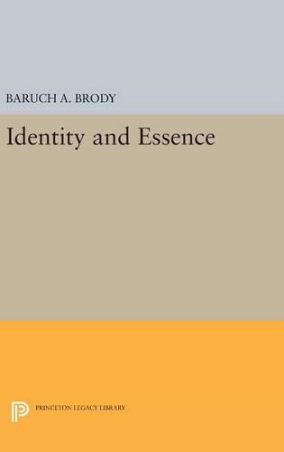 Бумажная книга «Identity and Essence», автор Барух А. Броди - фото №1