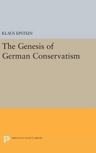 Паперова книга «The Genesis of German Conservatism», автор Клаус Епштейн - фото №1
