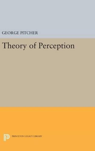 Паперова книга «Theory of Perception», автор Джордж Пітчер - фото №1