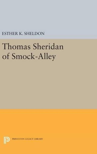 Паперова книга «Thomas Sheridan of Smock-Alley», автор Естер К. Шелдон - фото №1