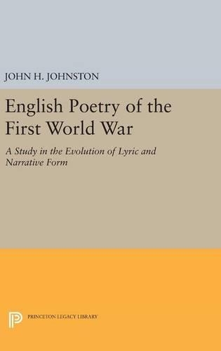 Бумажная книга «English Poetry of the First World War», автор Джон Х. Джонстон - фото №1