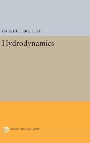 Паперова книга «Hydrodynamics», автор Гаррет Біркофф - фото №1