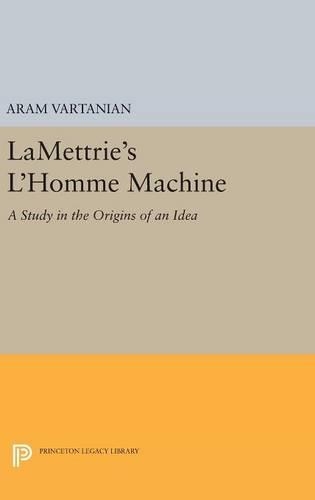 Паперова книга «LaMettrie's L'Homme Machine», автор Арам Вартанян - фото №1
