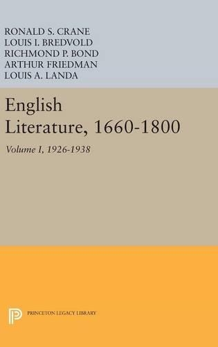 Бумажная книга «English Literature, Volume 1: 1660-1800», автор Луис А. Ланда - фото №1