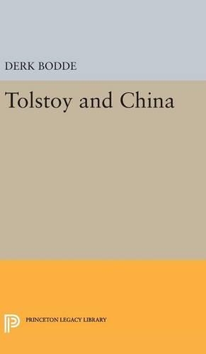Бумажная книга «Tolstoy and China», автор Дерк Бодде - фото №1