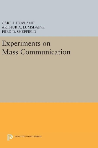 Бумажная книга «Experiments on Mass Communication», авторов A. А. Ламсдайн, C. И. Ховланд - фото №1