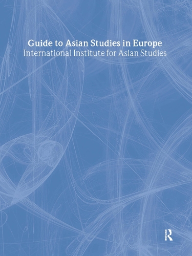 Бумажная книга «Guide to Asian Studies in Europe», автор Международный институт азиатских исследований - фото №1