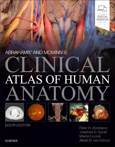 Паперова книга «Abrahams' and McMinn's Clinical Atlas of Human Anatomy», авторів Альберт ван Шур, Джонатан Спратт, Маріос Лукас, Петер Абрахамс - фото №1