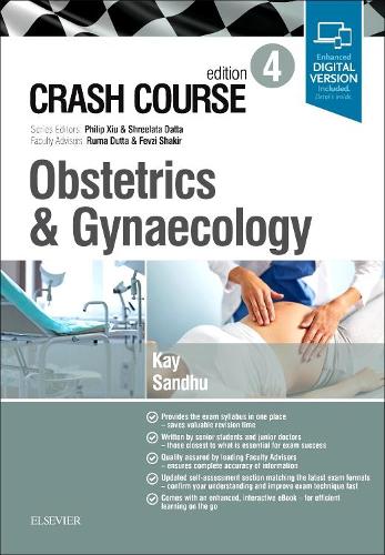 [object Object] «Crash Course Obstetrics and Gynaecology», авторов Шарлотта Жан Сандху, Софи Кей - фото №1