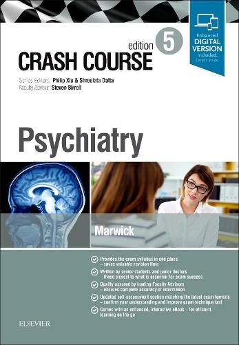 Паперова книга «Crash Course Psychiatry», автор Кеті ФМ Марвік - фото №1