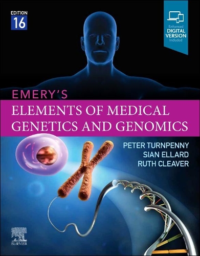 Паперова книга «Emery's Elements of Medical Genetics and Genomics», авторів Пітер Д. Тернпенні, Рут Клівер, Сіан Еллард - фото №1