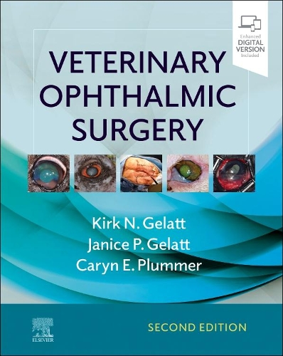 Паперова книга «Veterinary Ophthalmic Surgery», авторів Керін Пламмер, Дженіс П. Гелат, Кірк Н. Гелат - фото №1