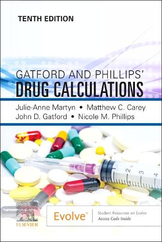 Бумажная книга «Gatford and Phillips' Drug Calculations», авторов Джон Д. Гэтфорд, Джули Мартин, Мэтью К. Кэри, Николь М. Филлипс - фото №1