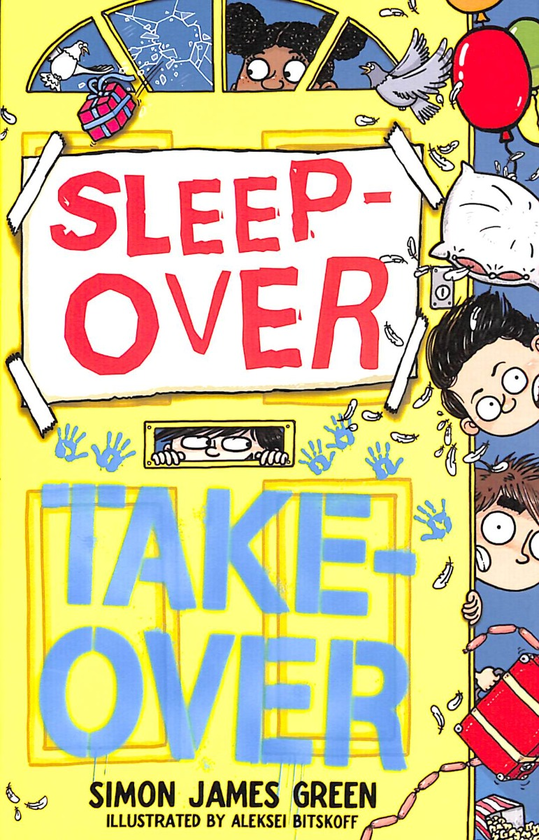 Паперова книга «Sleepover Takeover», автор Саймон Джеймс Ґрін - фото №1