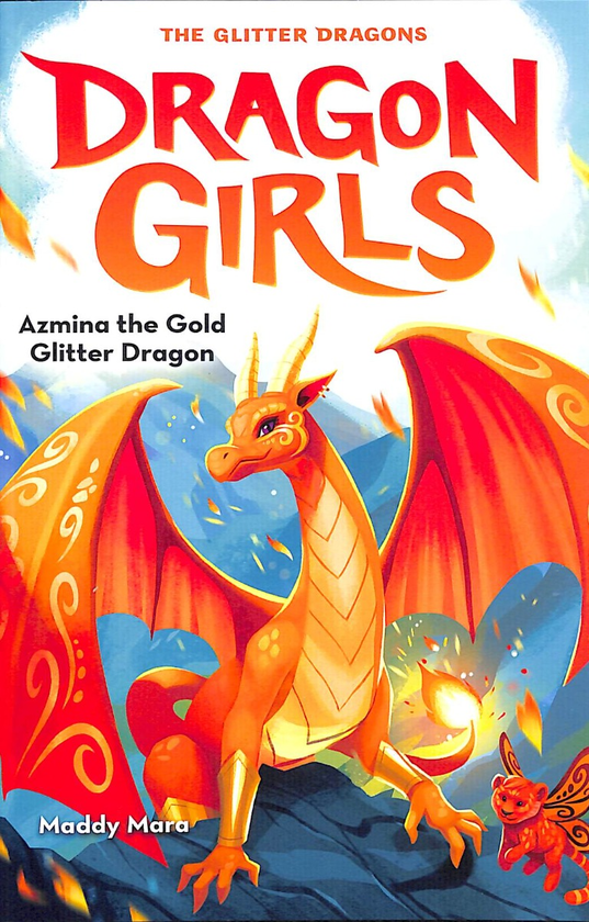Бумажная книга «Azmina the Gold Glitter Dragon», автор Мэдди Мара - фото №1