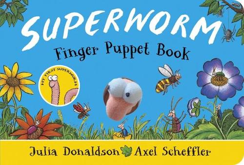 Бумажная книга «Superworm Finger Puppet Book - the wriggliest, squiggliest superhero ever!», автор Джулия Дональдсон - фото №1