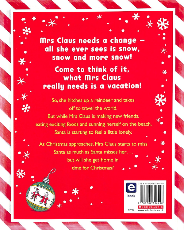 Бумажная книга «Mrs Claus Takes a Vacation», автор Линас Алсенас - фото №1
