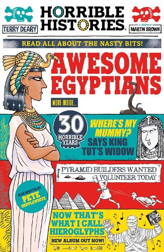 Бумажная книга «Awesome Egyptians (newspaper edition)», автор Терри Дири - фото №1