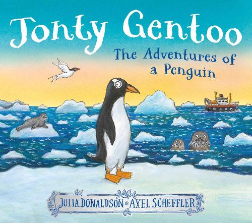 Паперова книга «Jonty Gentoo - The Adventures of a Penguin», автор Джулія Дональдсон - фото №1