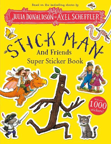 Бумажная книга «Stick Man and Friends Super Sticker Book», автор Джулия Дональдсон - фото №1