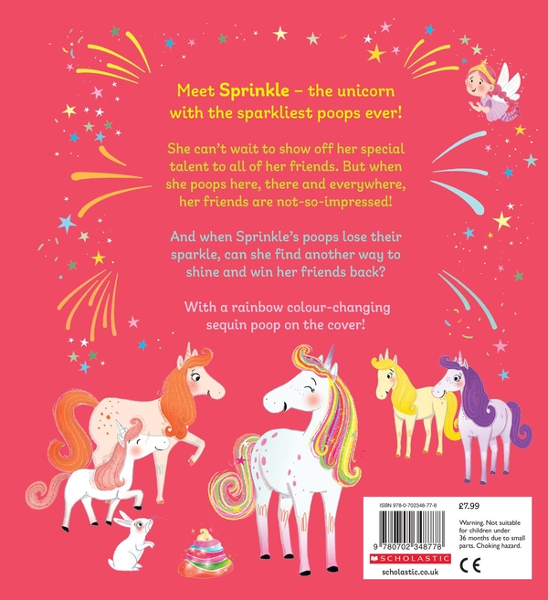 Бумажная книга «The Unicorn That Pooped Sparkles», автор Сара Рид - фото №1