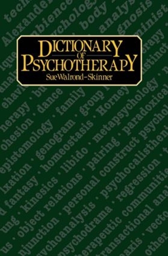 Бумажная книга «Dictionary of Psychotherapy» - фото №1