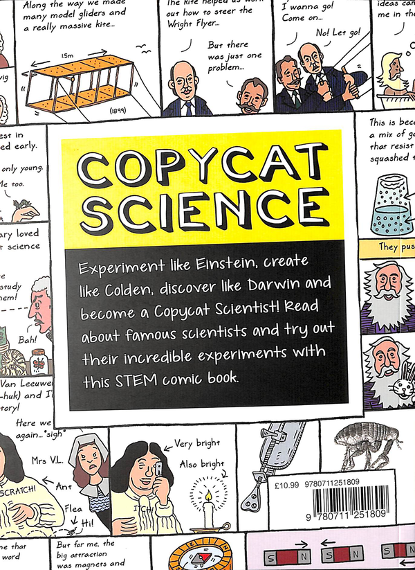 Паперова книга «Copycat Science. Step into the shoes of the world's greatest scientists», автор Майк Барфілд - фото №1