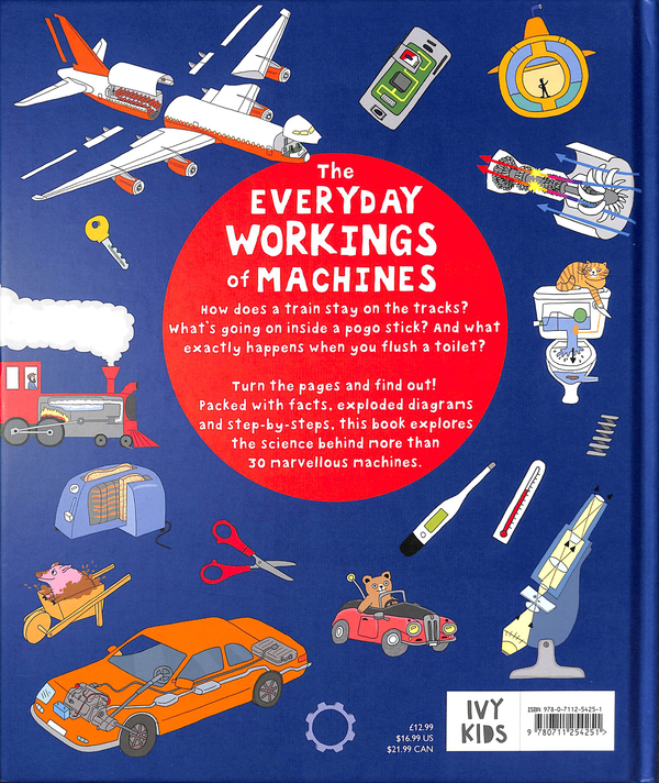 Бумажная книга «The Everyday Workings of Machines. How machines work, from toasters and trains to hovercrafts and robots», автор Стив Мартин - фото №1