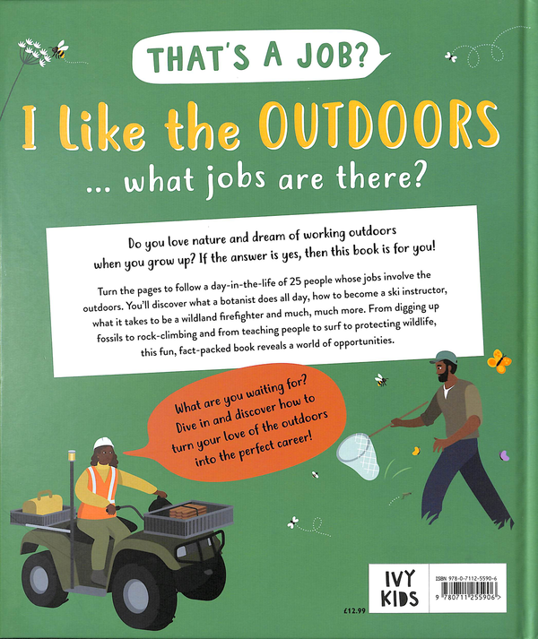 Паперова книга «I Like The Outdoors... what jobs are there?», автор Каррон Браун - фото №1
