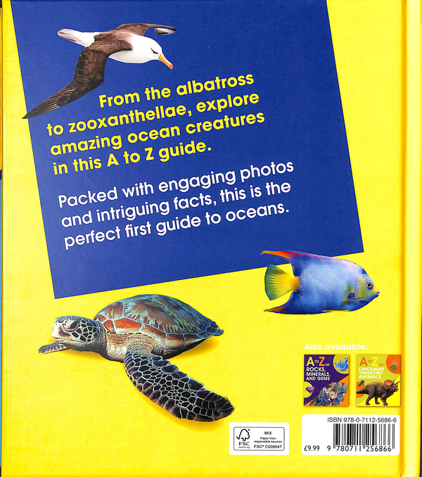 Бумажная книга «A to Z of Ocean Life» - фото №1