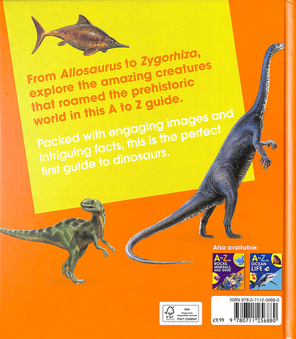 Бумажная книга «A to Z of Dinosaurs and Prehistoric Animals», автор Нэнси Дикманн - фото №1